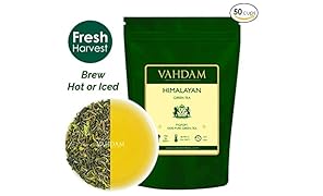T&egrave; verde in foglie dall&rsquo;Himalaya (50 tazze), t&egrave; verde disintossicante per perdere peso, da piantagioni di alta quota. Ricco di antiossidanti.