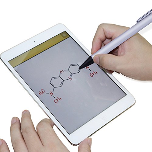 iProtect Stylus Pen Touch Screen Eingabestift USB für iPhone, iPad, Galaxy Tab und weitere Tablets in Weiß - 4