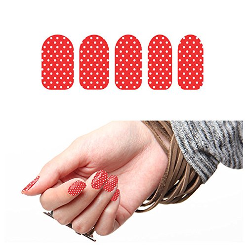 Tattify Polka Dot Nail Wraps - Head Over Heels (Set of 22)