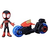 Marvel Spidey and His Amazing Friends, Miles Morales: Spider-Man Motosikletli Aksiyon Fig&uuml;r&uuml;