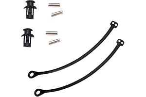 Set med 2 tanklocksremmar för VW & Audi som ersättning för defekta fästen, kompatibelt med Golf, Passat, A4, A6, Octavia och mer