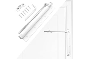 CATOR Muelle Automático Para Cerrar Puertas, Regulable, Para Puertas Interiores Con Palanca De Ajuste, Con Varilla De Ajuste Y Tornillos Para El Hogar Y La Oficina