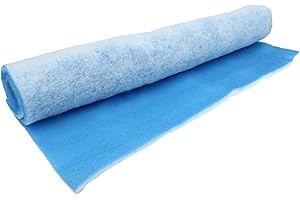 Fituenly Filtro per Cabina di Verniciatura 1 Rotolo Filtro 'Aria in Fibra di Poliestere Verniciatura per Auto Pannello di Estrazione del Materiale del Filtro 'Aria per Cabina di Verniciatura