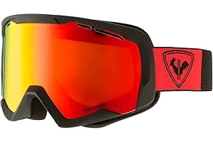 Rossignol Spiral Miror Red Maschera Da Sci, Unisex Adulto, nocolor, UNIC