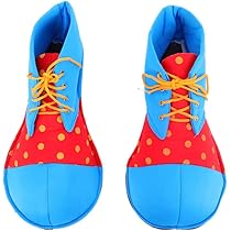 Scarpe Da Pagliaccio Boland - Taglia Unica, Giallo-Rosso, Per Carnevale E Halloween - Foto 9