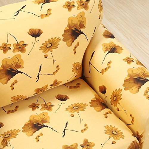 3-Sitzer Sofabezüge Spandex Elastischen Couch Sitz Slipcover Haus Dekor – Blumendekor 1 - 5