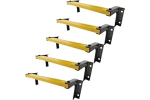 EVEREST'S TOYS Adjustable Fire Escape Ladder 10 Steps - Heavy-Duty Window Well Egress Ladder with Non-Slip Rungs - Wall-Mounted Bracket Rungs - 295 kg Capacity for Indoor & Outdoor Emergency Climbing