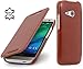 Produktbild StilGut Book Type Case, Hülle aus Leder für HTC One mini 2, cognac