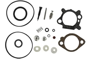 HURI Rasenmäher Vergaser Reparatursatz Dichtung für Briggs & Stratton Max 3.5 & 4 HP, Quantum 5 HP Industrial Plus Ersetzt 498260 498261 Wolf 2059 223