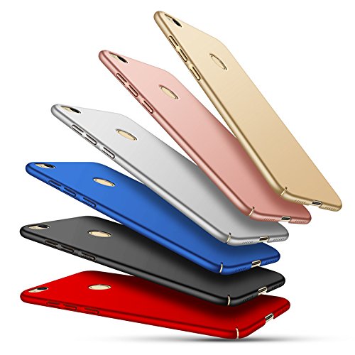 Qissy Carcasa Huawei P8 Lite  2017 Series  Incluido Anti-Scratch Anti-Huella Dactilar a Prueba de Choque Suave Protective Case Cover Skin para Huawei P8 Lite 2017 Series  Oro 
