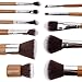 Makeup Brush Set, Tinabless Perfessional 11pcs Makeup Brushes Bamboo Handle Brush Concealer Loose Face Powder Foundation Blush Lip Eye Shadow Brushes Beauty Cosmetic Tool with Eyebrow Brush and Storage Bag