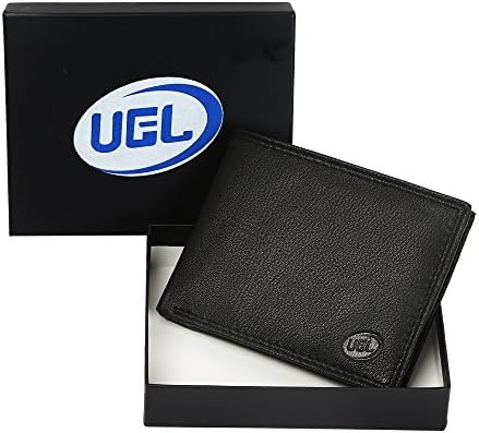 Premium Genuine Bifold Leather Wallet for Men Soft, Comfortable & Stylish - Black