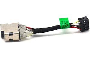Padarsey Replacement AC DC Power Jack Plug Port Socket Cable Compatible for HP 15-F 15-N 15-P 15-K 10-E 15-f 15-f009wm 15-f100dx Series, Part Number 730932-SD1 730932-FD1 730932-YD1 732067-001