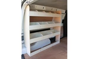 VANIFY - Compatible with Volkswagen Caddy L2 (Maxi) 2003-20 Vehicle Setup Vehicle Shelves, Driver Side Rear Shelf