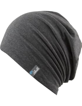 Trendige leichte und dünne Jersey Beanie für Damen und Herren - unisex