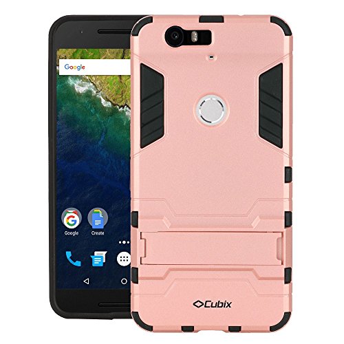Cubix Case for Google Nexus 6P Kickstand Back Cover - Rose Gold RS.399 (80.00% Off) - Amazon