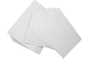 FENGQQKJ Pack of 100 Blank Index Cards, 10 x 15 cm, Blank Paper Cards, White Blank Postcards, DIY Paper Index Cards for Graffiti Message, Gift Tags, School, Home, Office