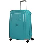 Samsonite S'Cure Large Trolley Case, 69 cm | Aqua Blue, hard case, 69H x 49W x 29D cm, 79 L, 4.2 kg, with TSA lock and multip