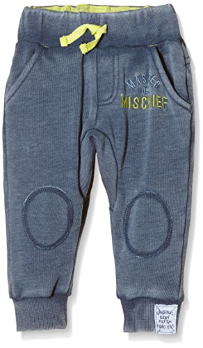 Pumpkin Patch Baby-Boys Acid Wash Look Joggers Trousers, Blue Steel, 3-6 Months