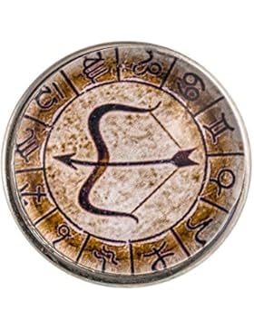 Morella Unisex Click-Button Druckknopf Sternzeichen Schütze