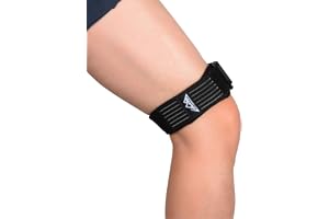 supregear IT-band Stödband för Knä, Justerbart Iliotibialt Bandage med Extra Kompression, Andningsbart Stöd vid Iliotibial Ba