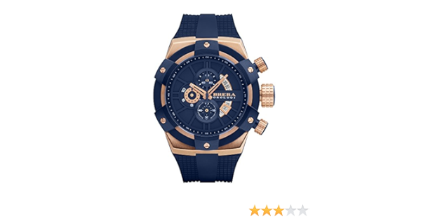 Brera Orologi Orologio Uomo Acciaio Cassa Oro Rosa Analogico al Quarzo  Cinturino in Gomma mod. Supersportivo Brssc4910 : Amazon.it: Orologi