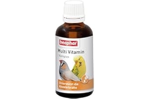 BEAPHAR - Multi Vitamin Komplex - Nahrungsergänzungsmittel Für Vögel - Für Alle Altersgruppen - Vitaminkomplex - Stärkt Die Widerstandsfähigkeit - 50 ml