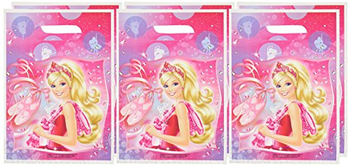 Amscan Schuhe Party Taschen (6-teilig, Barbie Pink) - 2