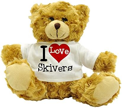 I Love Skivers - Cute Plush Teddy Bear Gift (20cm high Approx.)