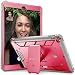 Produktbild Poetic Revolution Heavy Duty Schutz Hybride Hülle mit Schirm Schutz für Apple iPad 9,7 (2018 März Veröffentlichung) Rosa