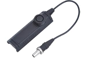 QIRUIMY Tactical M300 M600 Flashlight Dual Function Switch,Flashlight Constant/Momentary Control For 20mm picatiny rail (Black)