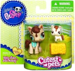 Cheval rose avec tarte LPS Littlest Pet Shop (005) - France