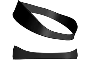 VEKXAR Modello per la rasatura della scollatura Fasce curve per taglio di capelli in silicone Guida per tagliare i capelli per uomo Strumento per tagliare i capelli Modello per taglio di capelli （Nero）