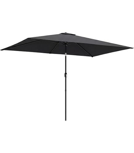 Hangparasol push up 300cm grijs - Tuincentrum