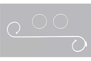 WR-Design Himmelbett-Set Betthimmel Himmelstange Himmelset Baldachin Raffhalter Himmelhalter (Weiß)