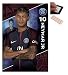 Produktbild Garnitur - 2 Artikel - PSG Neymar 2017/18 STAFFEL PLAKAT - 91.5 x 61cms (91.4x61cm) and a 4er Set repositionierbar Klebepads für Easy Wand Befestigung