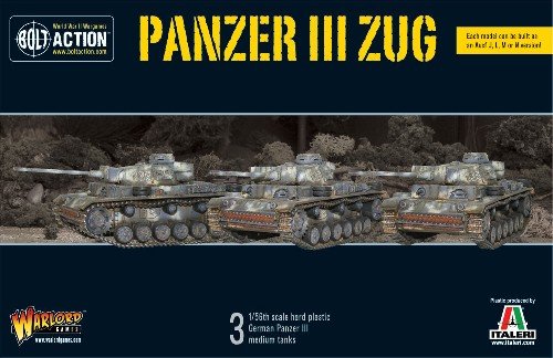 Preisvergleich Produktbild Panzer III Zug (3 Panzer III) (Plastik Box)