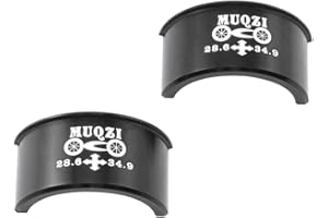 P Prettyia Convertisseur de Diamètre D'adaptateur pour Pince de Dérailleur Avant de Bicyclette de 28,6 à 34,9 Mm