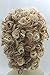 New Luscious Curly Synthetic Claw Clip Ponytail Hair Piece up do Clipin bun12" Hairpieces UK (Dark Mix Blonde #27/613)