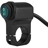 Motorrad Lenkerschalter, 12 V Universal 22mm Motorrad Schalter Lenkerschalter Motorrad Wasserdichte Lenker Schalter Scheinwer