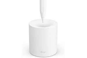 elago Supporto Matita Compatibile con Apple Pencil Pro, Apple Pencil (1,2 Gen), Apple Pencil (USB-C) e Le Matite di Altri Tablet con/Senza Custodia o Impugnatura (Bianco)