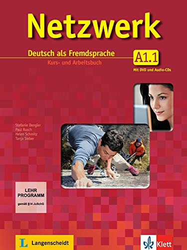 Netzwerk a1, libro del alumno y libro de ejercicios, parte 1 + cd + dvd: Kurs und Arbeitsbuch A1Teil 1 mit 2 AudioC