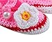 niceEshop(TM) Baby Unisex Handmade Crochet Flower Baby Toddler Shoes