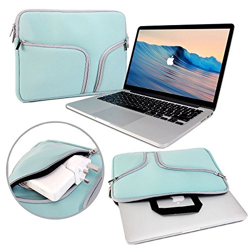 Ivencase stoßfest Neopren Laptop Sleeve Tasche Hülle Beutel Für 11-11.6 Zoll Laptop / Notebook / MacBook / MacBook Air 11 / Chromebook – Grün - 8