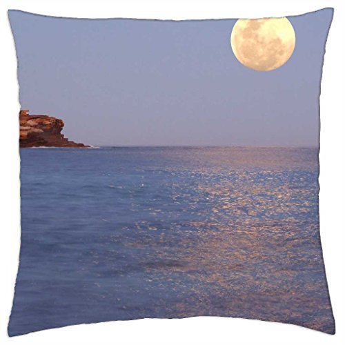 Preisvergleich Produktbild Moonrise over Malabar - Throw Pillow Cover Case (16