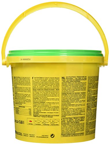 sera 07075 pond flakes 3800 ml – das lange schwimmende Flockenfutter für kleinere Teichfische - 5