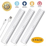 【Einfach zu Installieren und Frei zu Entfernen】Installation ohne Werkzeug. Es ist keine Verkabelung erforderlich, es ist keine Schraube oder Mutter erforderlich.Die Rückseite der Schranklampe wird sicher auf einem Magnetband gehalten und kann die gesamte Eisengegenstandsoberfläche absorbieren. und mit dem mitgelieferten doppelseitigen Klebeband und Eisenblech ist es auf jeder bügelfreien Artikeloberfläche zu kleben. Sie können jederzeit entfernt und an anderer Stelle wieder zusammengebaut werden