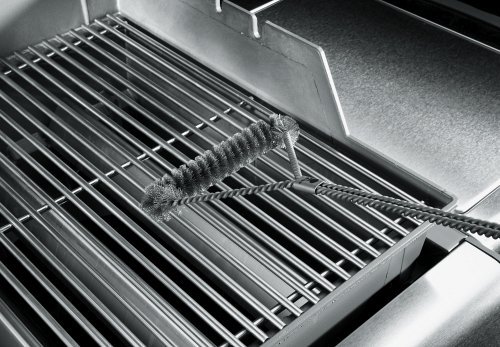 Weber 6493 3-seitige Grillbürste mit Edelstahlborsten, 53 cm - 5