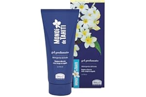 Helan, Monoi De Tahiti, Gesichtsreiniger, Hände, Haare und Körper für Bad und Dusche, parfümiert für Frauen und Männer, sanft für empfindliche Haut und beseitigt Salz, Chlor und Sand - 200 ml