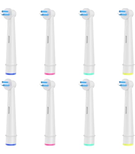 2025 8pcs Interspace Toothbrush Heads, Compatible With Braun Oral B Electric Toothbrushes For Cleaning Crevices, Bridges And Implants. | En Línea